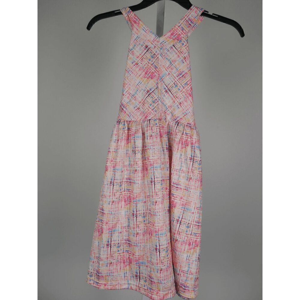 Orchid Lane Girls' Waist Tie Sleeveless Dress 14